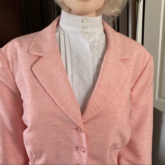 Emily Pink Formal Blazer Plus Size 16W Buttoms up - Picture 7 of 16